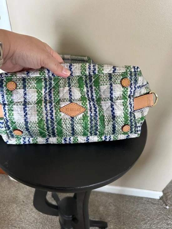 MZ Wallace Sutton Deluxe Summer Plaid pattern - Picture 4 of 7